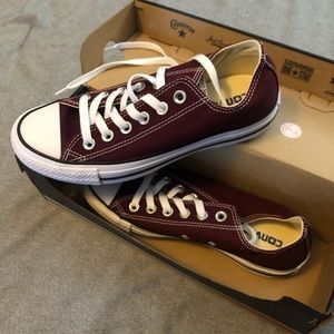 Burgundy Converse